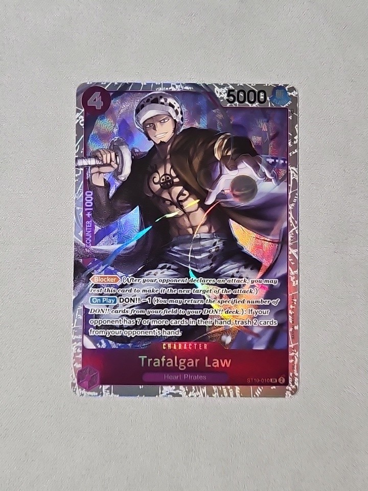 One Piece CCG PRB01 The Best Trafalgar Law ST10-010 Super Rare