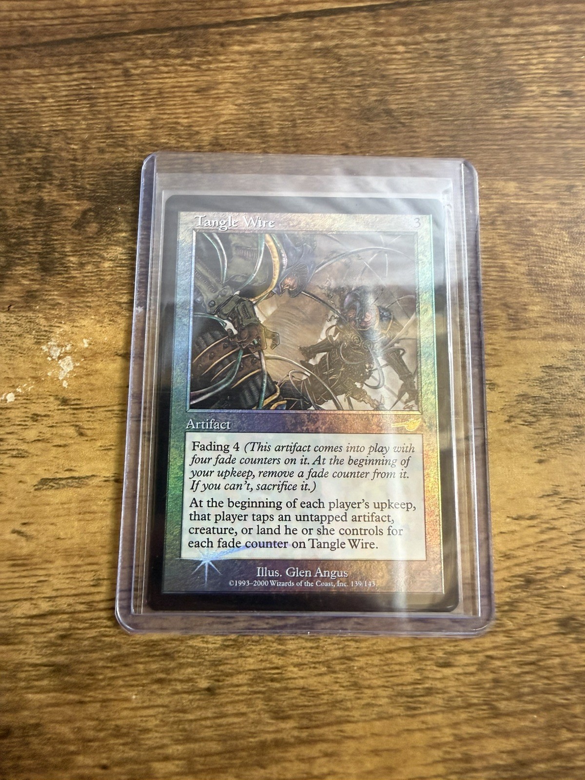 MTG Foil Tangle Wire NM - LP Nemesis super rare