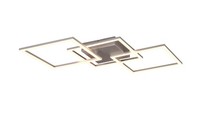 Reality Leuchten Deckenleuchte Led Trail Grau Deckenlampe