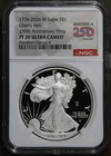 2026-W (PF70) Proof American Silver Eagle $1 ASE NGC - 1776-2026 Bell Privy