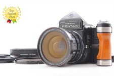 MINT PENTAX 6x7 Eye Level medium Camera smc Takumar 55mm Lens Grip From JAPAN