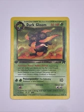 Dark Gloom Team Rocket 1st Edition 36/82 Uncommon Vintage Pokémon Card