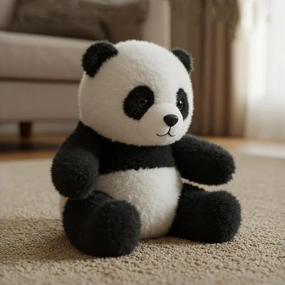 Soothing Weighted Panda Doll   Soft Cotton Plush for Stress Relief