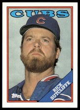 1988 Topps Rick Sutcliffe Chicago Cubs #740