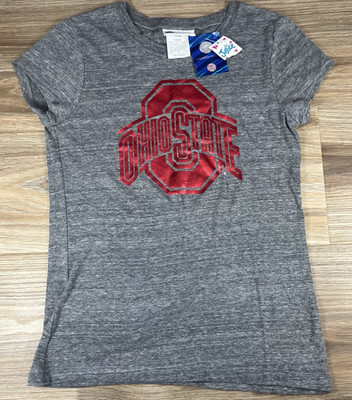 Girls Ohio State Buckeyes Gray Shirt Size 14 New w/Tags - Justice 5th & Ocean