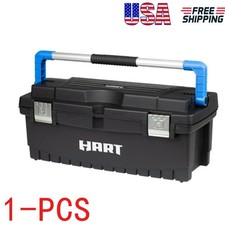 26 Toolbox Resin Tool Storage And Organization Tool Box Black With Blue Accents 26 Toolbox Resin Tool Storage And Organization Tool Box Black With Blue Accents
