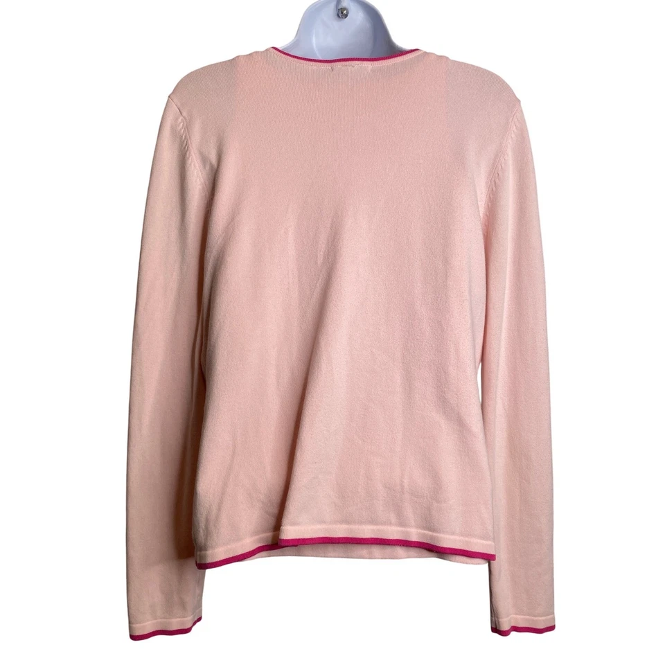 Cárdigan rosa vintage GAP para mujer Y2K conjunto gemelo preppy femenino Demure Girly Foto 2 de 4