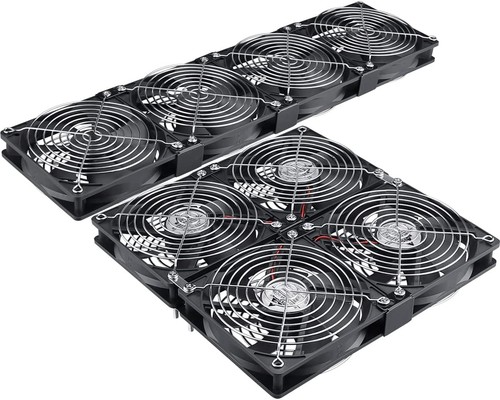 Wszechstronne wentylatory 4X 120mm z zasilaniem przemiennym i kontrolą prędkości do rozwiązań chłodzących zrób to sam - Zdjęcie 10 z 11