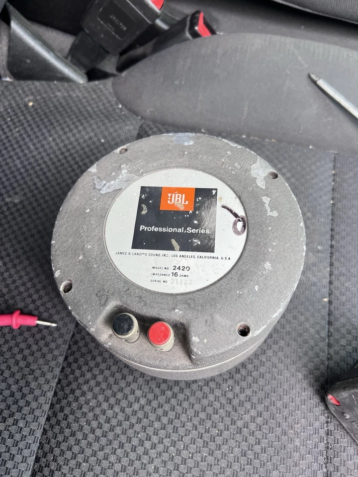 JBL 2420 Driver 16 Ohm UNTESTED ( SINGLE ) - Image 2 of 3