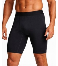 Men  s Compression Shorts   Black   Size Large   Athletic Performance Base Layer