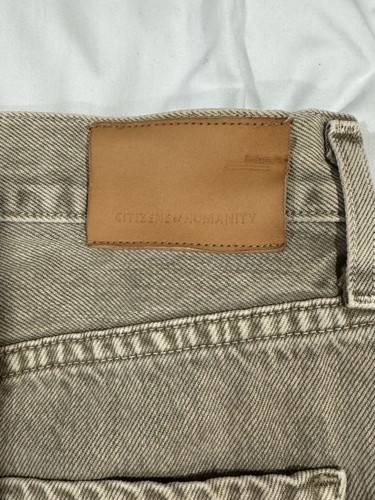 Citizens Of Humanity Jolene High Rise Straight Jeans Faded Washed Brown Size 26 - Picture 15 of 16