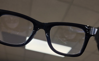Ray-Ban Meta Wayfarer Gen 1 Smart AI Glasses Shiny Black Clear