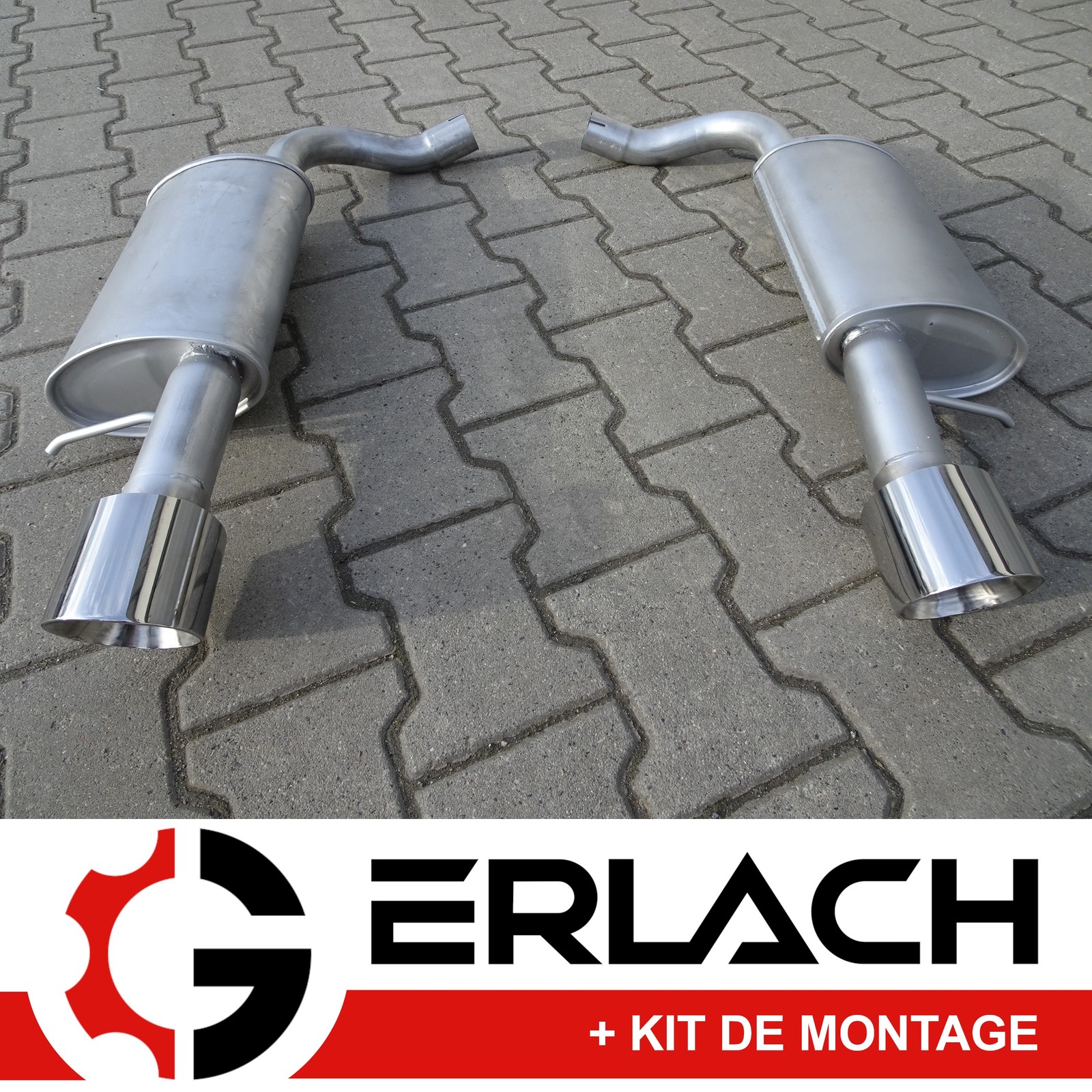 Echappement silencieux pour Audi A6 C6 ideal pour longs trajets sur autoroute