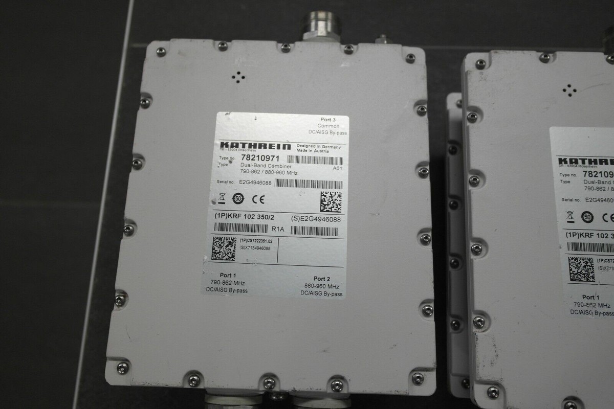 KATHREIN 78210971 Dual Band Combiner 790-862 MHz 880-960mhz | eBay