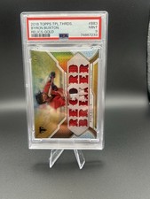 Topps 2018 Triple Threads Byron Buxton Relics Gold /9  #BB3 PSA 9