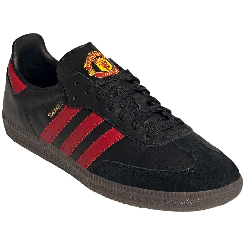 Preços baixos em adidas Manchester United x Samba Team Black Real