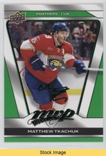 2025-26 Upper Deck MVP Green Script Matthew Tkachuk #160 READ u2v