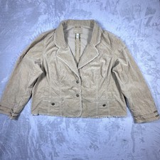 Vtg Venezia Blazer Jacket Womens 26/28 Beige ...