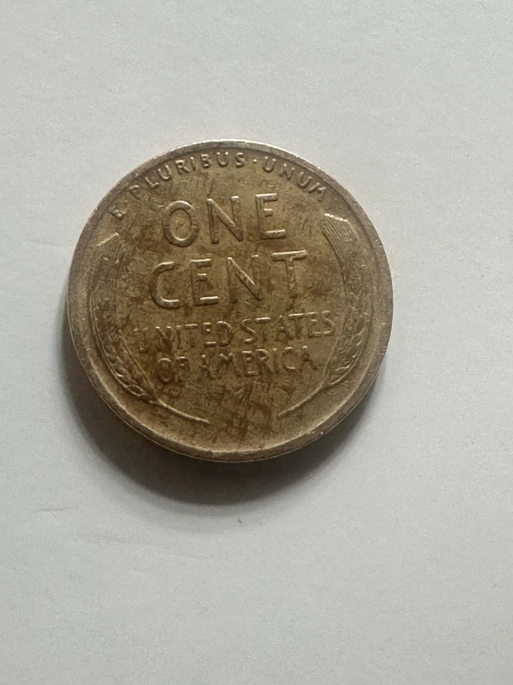 1924 Lincoln Wheat Penny Copper Circulated Coin Cracked ERROR Free Shipping - Image 2 of 4