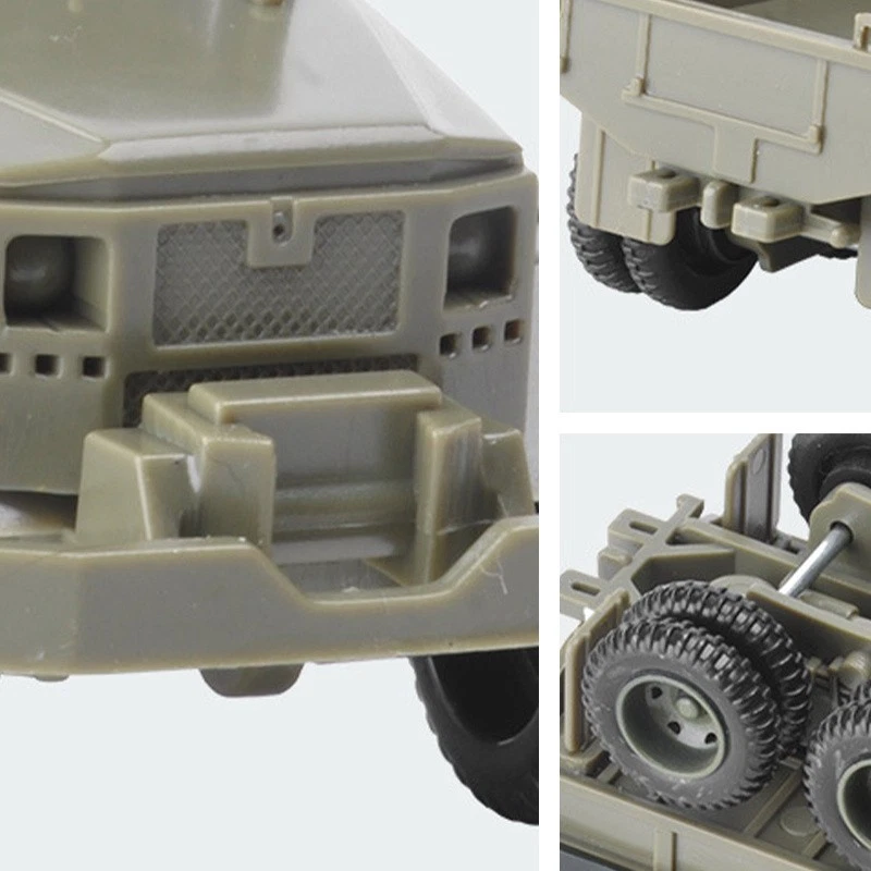 1:72 M35 Cargo Truck Military Vehicles Army Vehicle Assemble Model Block Toy - Image 2 of 4