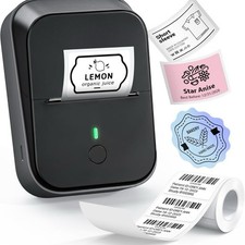 PM260 Label Maker Machine with Tape, 2 Inch Label Maker Bluetooth Label Printer