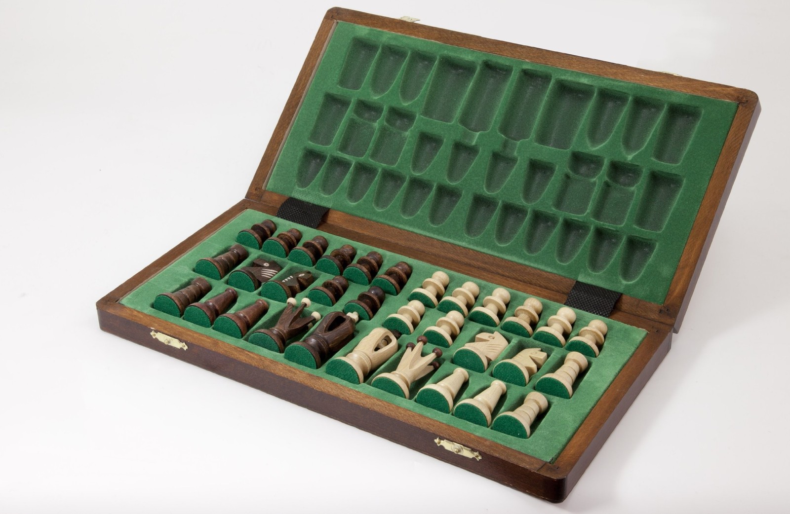 Wegiel Handmade Royal 36 European Chess Set Wooden Board 14.2