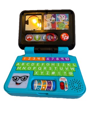 SEE PICS Fisher-Price Laugh & Learn Let's Connect Toy Laptop Computer Toy WORKS