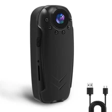 Mini Body Camera, 1080P HD Portable Video Recorder with Night Vision, Motion ...