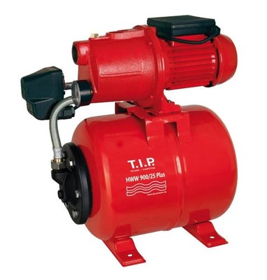 T.I.P. HausWasserWerk HWW 900/25 Fördermenge max.: 2.800 l/h 600 W Wasserpumpe