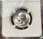 Washington Quarter :  1954 S  NGC MS 66  Undergraded!     (see video!)