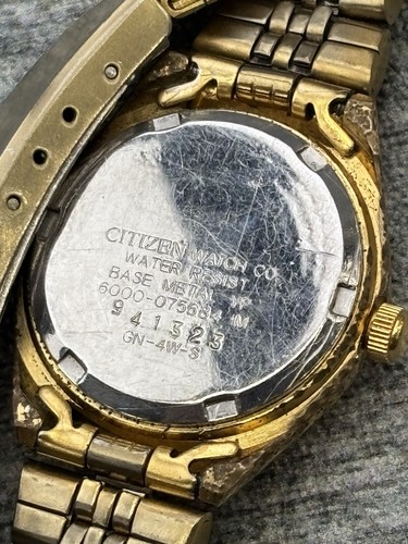 Citizen CQ YP6000 Japan Quartz Ladies Watch Gold Tone Day Date **Parts/Repair** - Picture 11 of 24