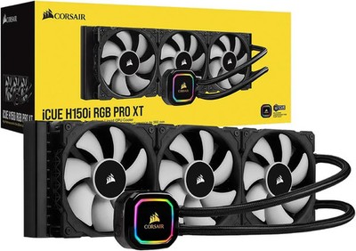 CORSAIR iCUE H150i RGB PRO XT, 360mm Radiator,Liquid CPU Cooler (OPEN BOX)