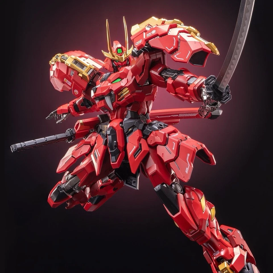 MOSHOW TOYS Takeda Shingen 1/100 Alloy Samurai Mecha Robot Action Figure Model - Image 2 of 4
