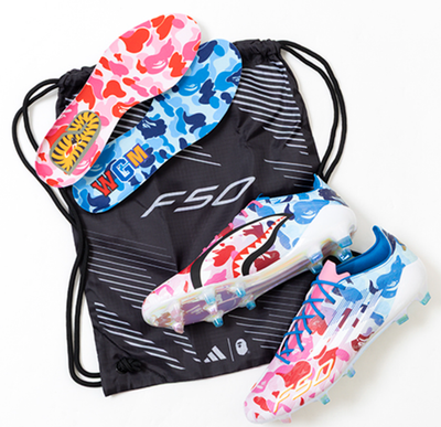 Size 9 - BAPE x adidas Adizero F50 Elite FG Pink for sale online