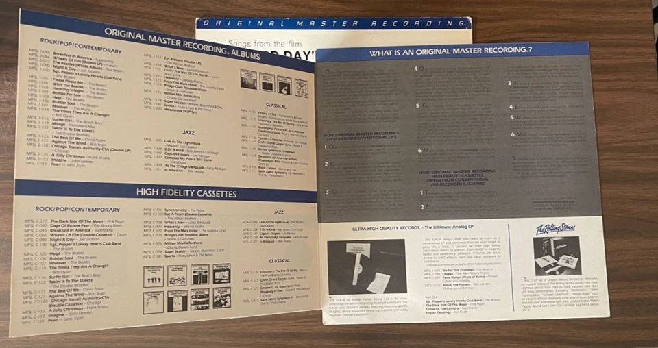 THE BEATLES A HARD DAY'S NIGHT MFSL 1-103 MOFI ORIGINAL MASTER RECORDING EX - Image 4 of 4