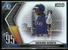Maximo Acosta 2022 Bowman Scouts Top 100 #BTP-95