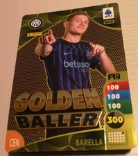 PANINI CALCIATORI ADRENALYN XL 2025-2026 CARD 472 BARELLA GOLDEN BALLER INTER