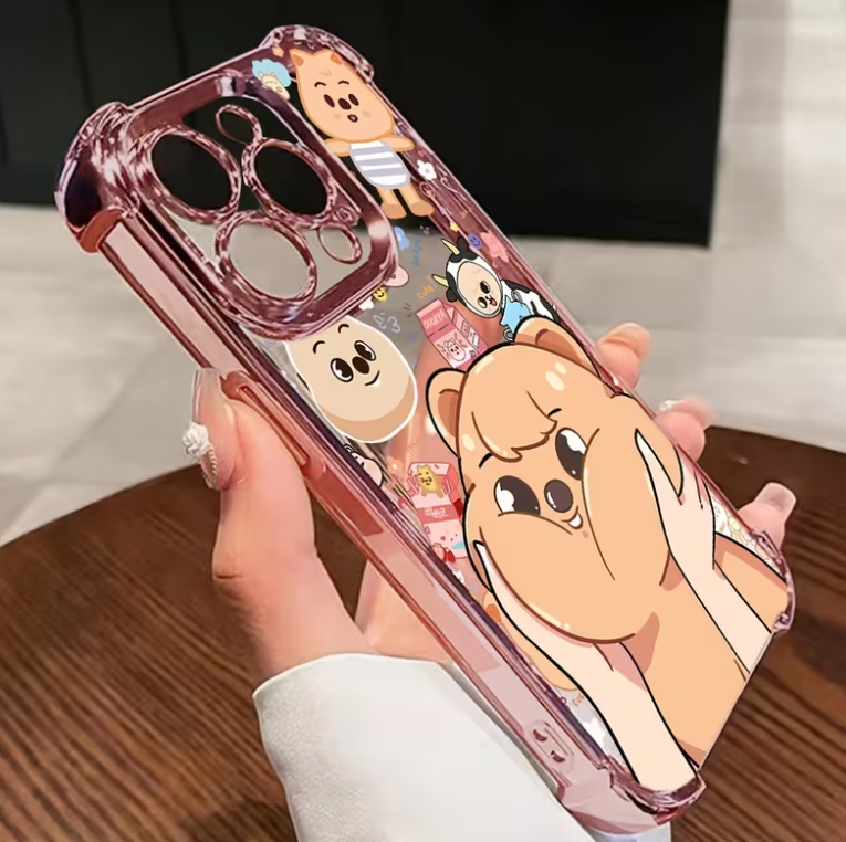 nurkorki 2 Pezzi Nero Cover per iPhone 15 Plus 6,7,Custodia