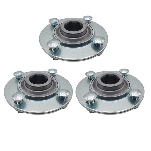 Parte Provata (2) AE50-090 Cuscinetti Esagonali con (4) AE50-094 72mm 4 Fori Flange - Foto 12 di 13