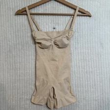 Skims Women's Seamless Sculpt Strapless Shortie Bodysuit In Sand Size Small NWOT