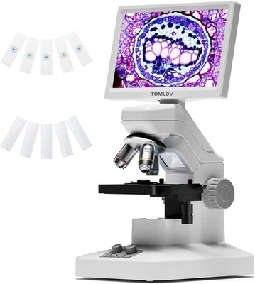 DM301-Serie Biologisches Mikroskop 1200X 7'' Digital Mikroskop App-Steuerung