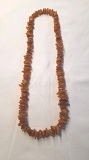 Echte Bernstein Kette Naturstücke,  Länge ca. 65 cm,  70 g