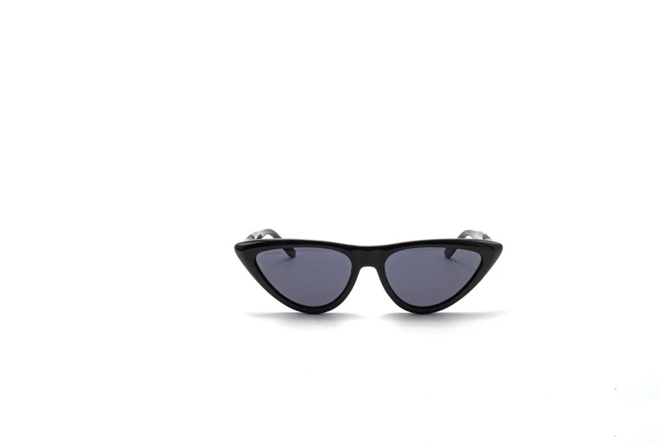 NUEVO JIMMY CHOO SPARKS/S 807 Negro Ojo de Gato Gafas de Sol Gris Lente Mujeres AUTÉNTICAS Foto 2 de 4