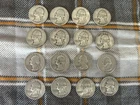 Lot of 16 US Washington Quarters (1953-1956)