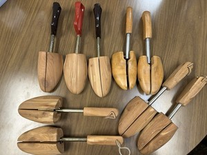 Florsheim Shoe Keepers Mens Size Large Cedar Shoe Trees Vintage Rochester Wood