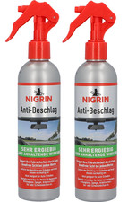 NIGRIN Anti-Beschlag Spray Pumpzerstäuber (2x 300 ml) Sparpaket 72980 