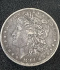 1891-O Morgan Silver Dollar $1 New Orleans 90% Silver Coin Circulated Toned