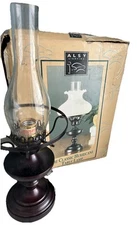 Vintage The Classic Hurricane Style Table Lamp By Alsy Lighting New In Box READ
