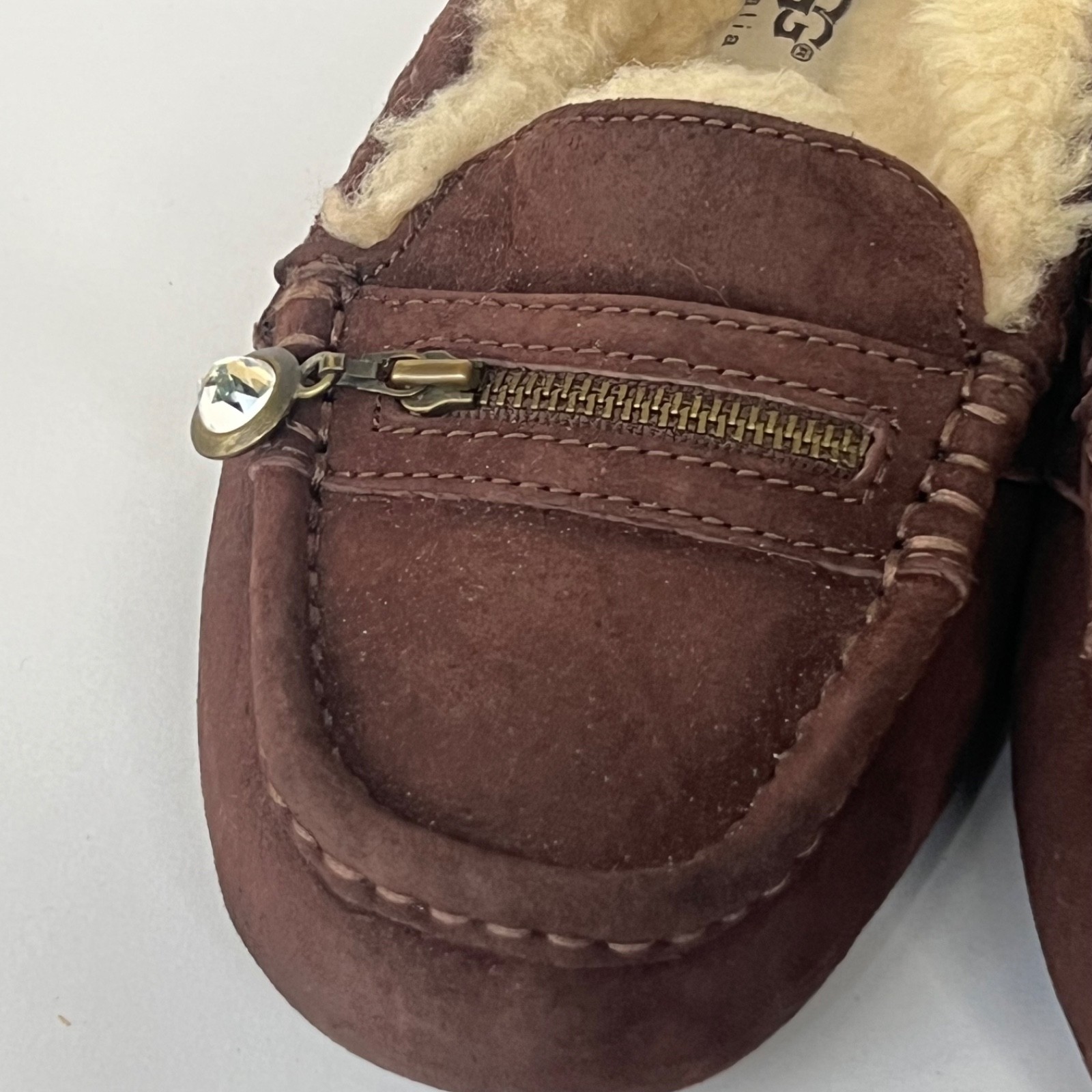 UGG Australia Ansley Charm Java Brown Moccasins S… - image 16