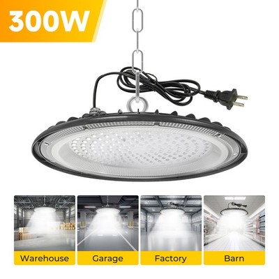 300W UFO Led High Bay Light Warehouse Factory Commercial Industrial  Shop Light 